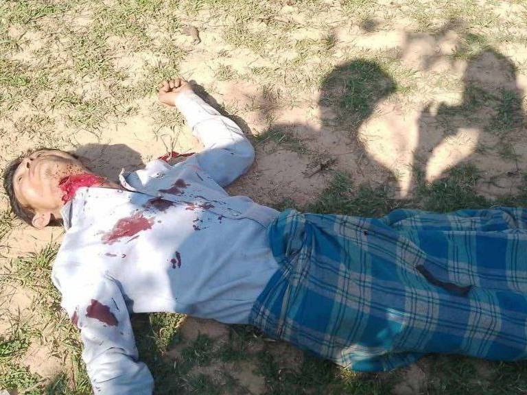 အုတ်ဖိုမှာ တပ်သတင်းပေးပျူစောထီးလို့ သတင်းကြီးသူအမျိုးသား ဓားထိုးခံရပြီးသေဆုံး