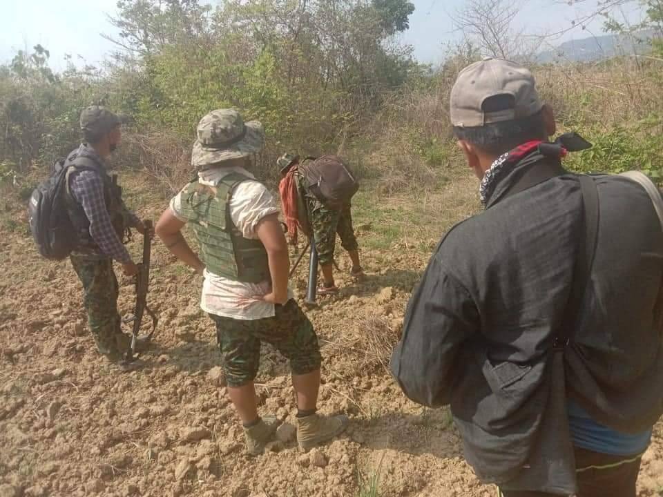 ရဲစခန်းကထွက်လာတဲ့ စစ်အုပ်စု တိုက်ခိုက်ခံရ ၃ ဦးထက်မနည်းထိခိုက်နိုင်