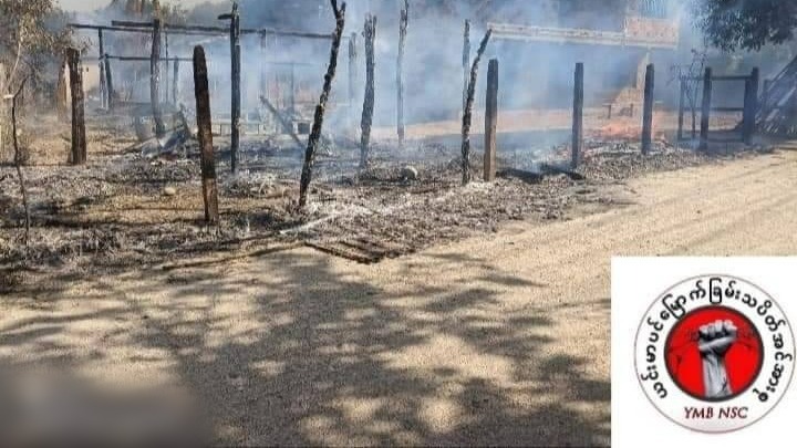 ယင်းမာပင်က ၅ ရွာကို စစ်တပ်က မီးရှို့တဲ့အပြင် ရွာသားတဦးကိုပါ သတ်သွား