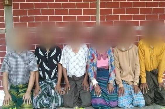 သံဃာအပါ လူ ၅ ဦးနဲ့ ရှော့တိုက်ဒုံးတွေဖမ်းမိ၊ ရန်ကုန်မြို့ပြပြောက်ကျားအဖွဲ့လို့ စစ်တပ်ဝါဒဖြန့်