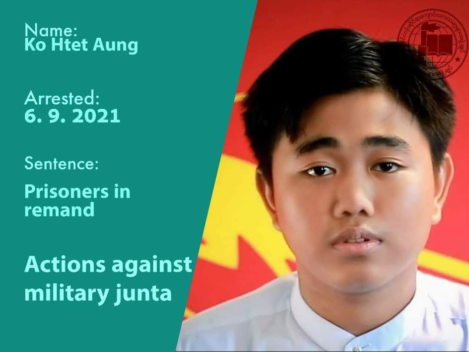 တက္ကသိုလ်ကျောင်းသားတွေ ကျောင်းမတက်ဘဲ ဆက်လက်သပိတ်မှောက်ဖို့ ဗကသများအဖွဲ့ချုပ် ဒုဥက္ကဌ ထောင်ထဲကနေတောင်းဆို