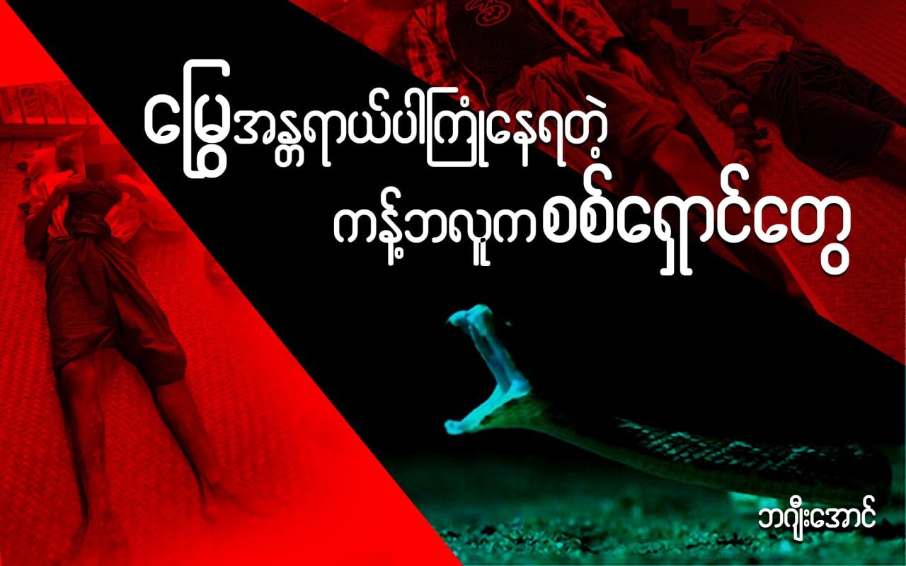 မြွေအန္တရာယ်ပါကြုံနေရတဲ့ ကန့်ဘလူက စစ်ရှောင်တွေ