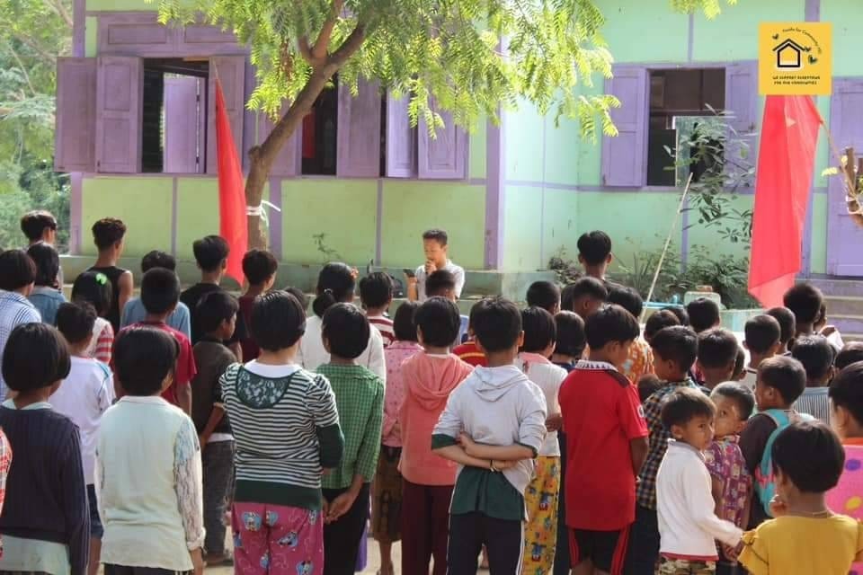 မြောင်က ကြားကာလကျောင်းမှာ အမျိုးသားနေ့အထိမ်းအမှတ်ပြုလုပ်
