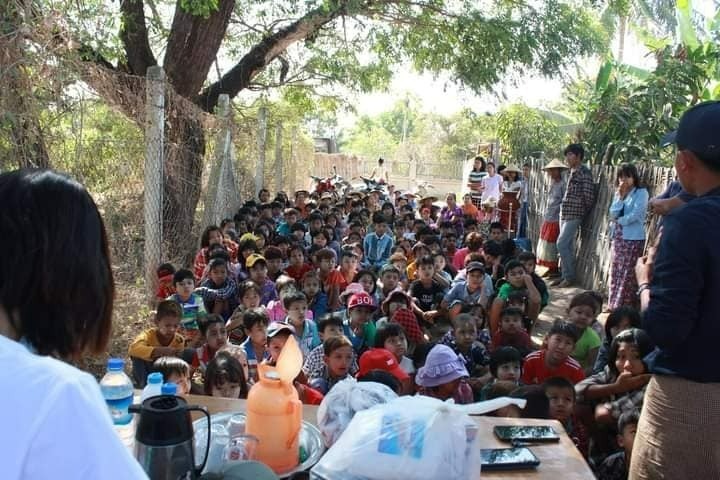 NUG ကြားကာလ ပညာရေးကျောင်းတကျောင်းမှာ ပထမဆုံးအကြိမ် ကျန်းမာရေးစောင့်ရှောက်မှု ပြုလုပ်
