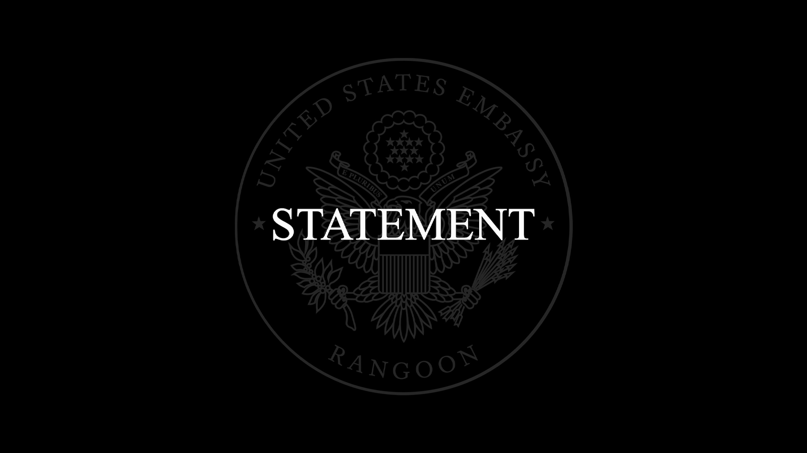 ကြည့်မြင်တိုင်ပြောက်ကျားသပိတ်ဖြိုခွင်းမှုအပေါ် ထိတ်လန့်တုန်လှုပ်မိကြောင်း အမေရိကန်သံရုံးထုတ်ပြန်