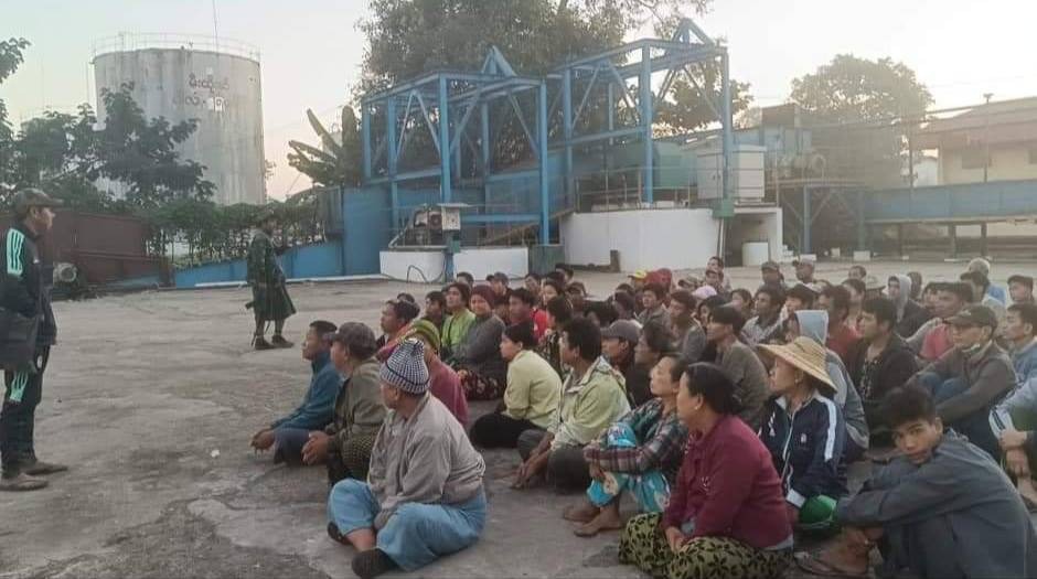 ရေတာရှည်သကြားစက်ကိုဝင်ရောက်ပြီး စစ်ကောင်စီဝန်ထမ်းတွေကို တော်လှန်ရေးလုပ်ငန်းစဉ်တွေ ချပြစည်းရုံး