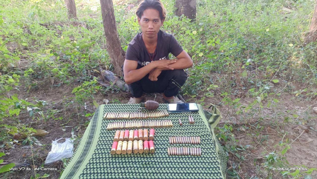 ပျူစောထီး ၁ ဦး လက်ပစ်ဗုံး၊ ကျည်ဆံတွေနဲ့အတူ မြိုင်ပကဖထံ အလင်းဝင်