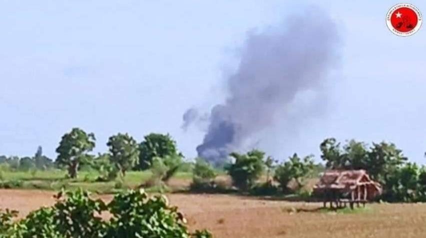 ပင့်သာရွာကို စစ်ကောင်စီမီးရှို့ပြီး ရွာထဲမှာတပ်စွဲထား