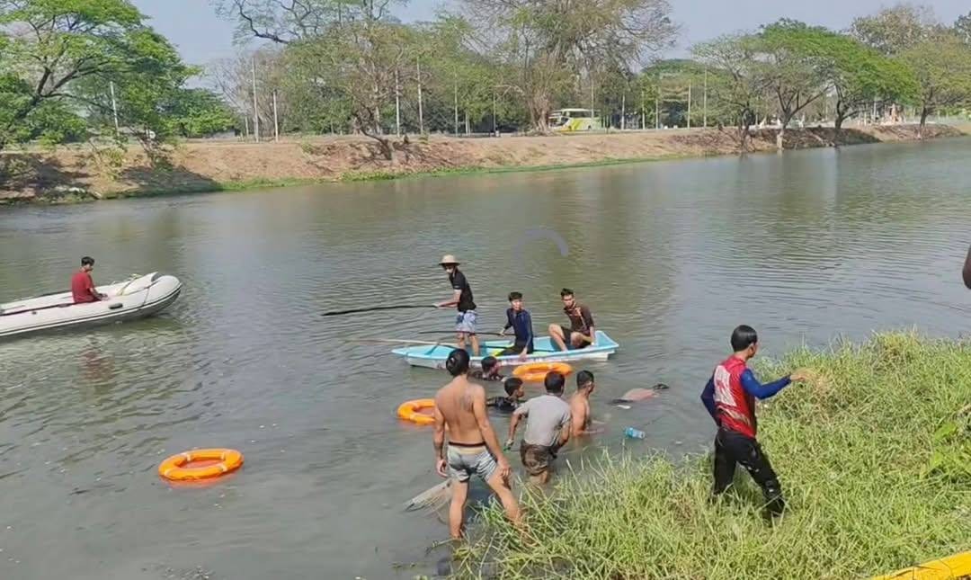အရက်သောက်ပြီး ကျုံးထဲရေဆင်းကူးတဲ့ ရဲတပ်ကြပ် ရေနစ်သေဆုံး
