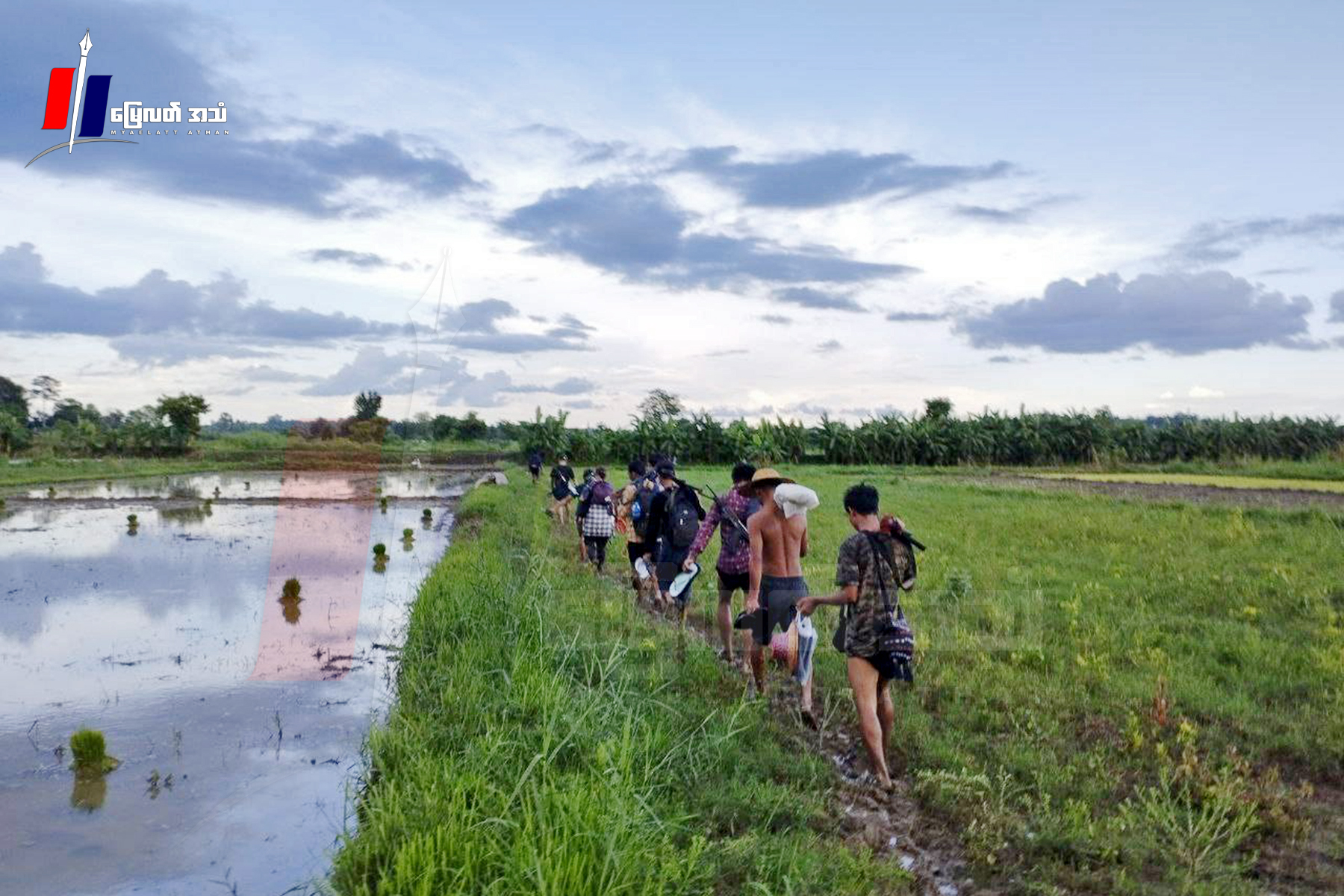 တောင်သူတွေ မဖြစ်မနေစပါးစိုက်ဖို့ လိုအပ်လို့ စပါးစိုက်ချိန် PDF ‌တွေက လုံခြုံရေး‌ပေးခဲ့