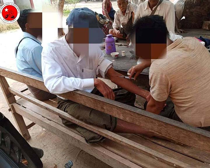 စစ်ရှောင်ပြည်သူတွေကို CDM ပြည်သူ့ဝန်ထမ်းတွေက ကျန်းမာရေးစောင့်ရှောက်မှုပေး