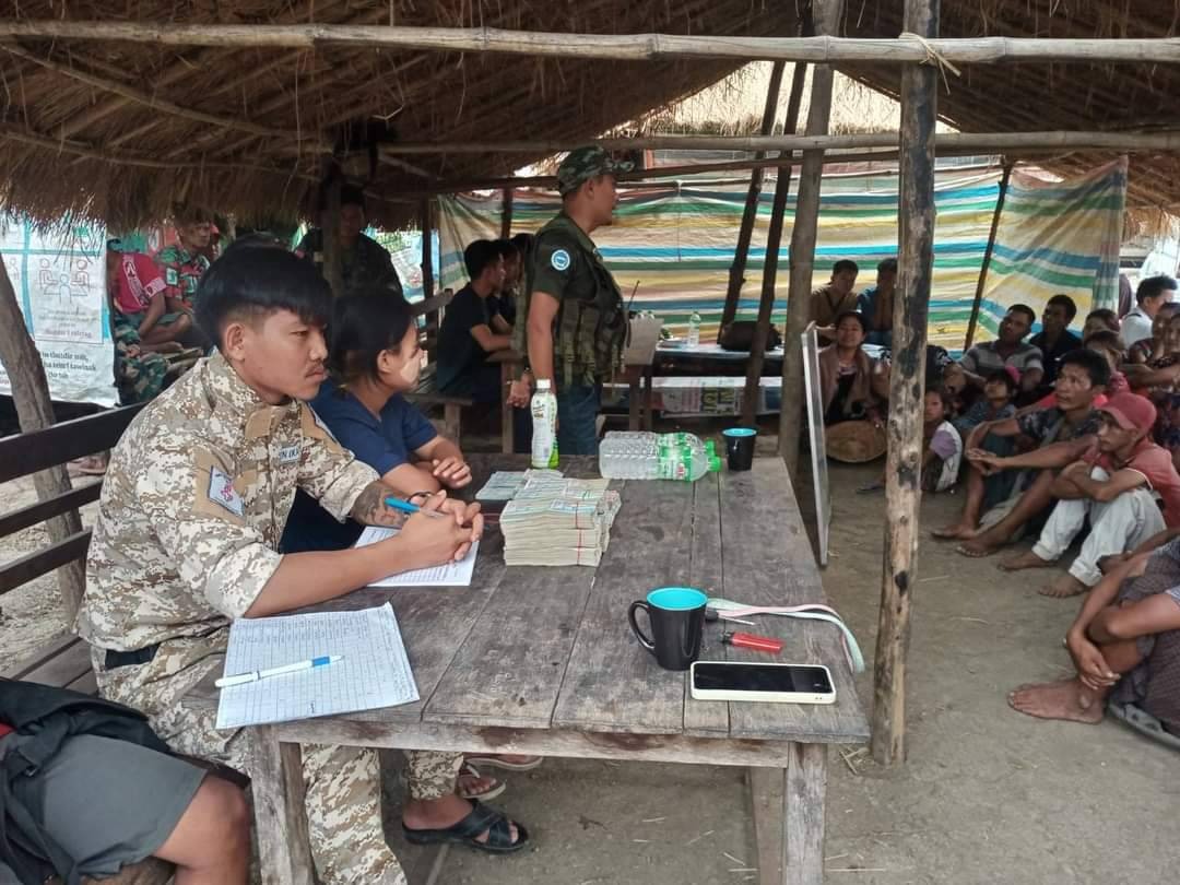 ကလေးနယ်က စစ်ဘေးရှောင်တွေကို NUG က ကျပ်သိန်း ၅၀၀ ကျော်ထောက်ပံ့