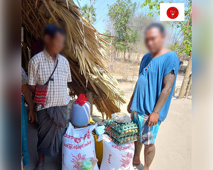 မြိုင်နယ်က စစ်ရှောင်တွေကို WLM နဲ့ ဒေသတွင်းပကဖတွေက ရိက္ခာထောက်ပံ့