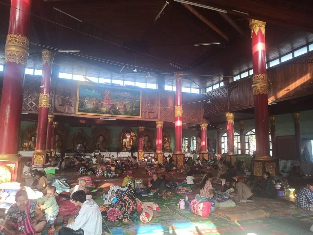 ဇရပ်ကြီးစစ်ရှောင် ၅၀၀၀ ကျော်နေရပ်မပြန်နိုင်သေး