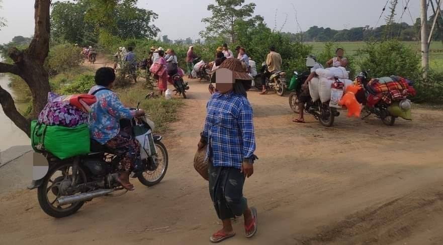 စစ်တပ်က စစ်ကြောင်းထိုးလို့ ရေဦးဒေသခံ ၅ ထောင်နီးပါး တိမ်းရှောင်နေရ၊ စားသောက်ရေး အခက်တွေ့နေ