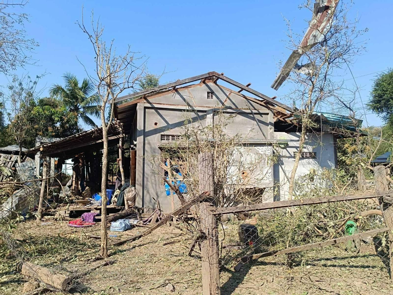 ကနီမှာ ၅ ရက်ဆက်တိုက် တိုက်ပွဲပြင်းထန်နေပြီး စစ်ကောင်စီက လေကြောင်းပစ်ကူဆက်တိုက်ပြုလုပ်