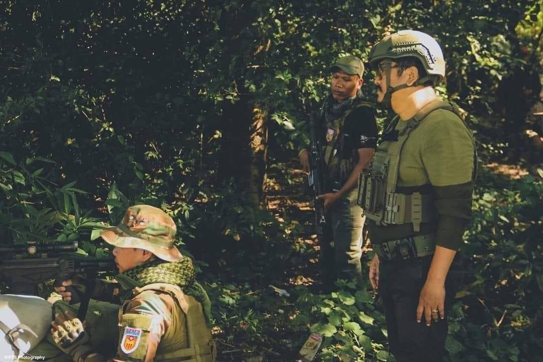 စစ်မြေပြင်က PDF တွေကို လာတွေ့တဲ့ NUG ပြည်ထဲရေးဝန်ကြီး
