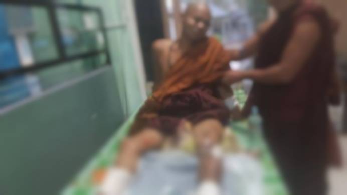 ကန့်ဘလူမှာ မိုင်းထိလို့ သံဃာ ၁ ပါးဒဏ်ရာရ