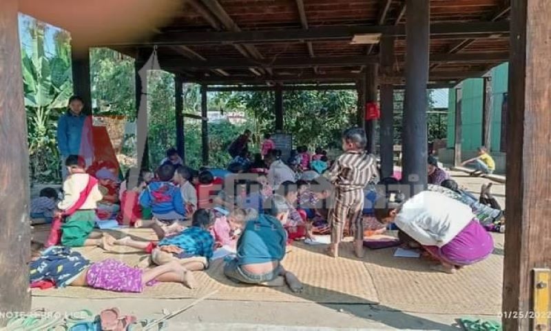 အခက်ခဲတွေကြားက CDM တွေရဲ့ ရွှေ့ပြောင်းစာသင်ကျောင်း