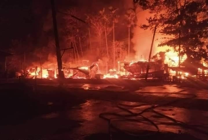 စစ်ကောင်စီမီးရှို့လို့ ကုန်းရွာဒေသခံ ၁ သောင်းခန့် ထွက်ပြေးတိမ်းရှောင်ရ