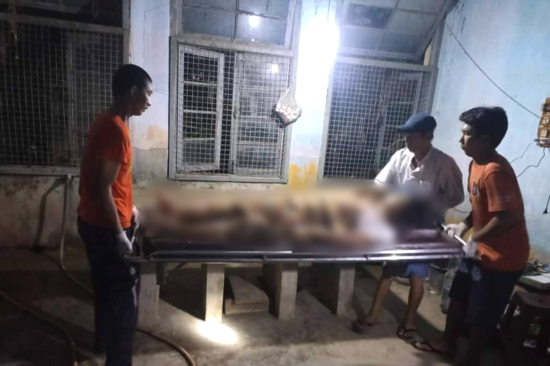 အိမ်ခြံဝန်းထဲက သွပ်ကြိုးမှာ အဝတ်လှန်းတဲ့ အမျိုးသမီး ဓာတ်လိုက်သေဆုံး